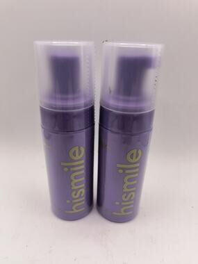 Hismile Grape Bubblegum Alcohol Free Foaming Mouthwash 50+ Uses Each Lot Of 2